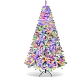 Xmas Tree W  Remote-Controlled 250 Multi-Color Lights Decor