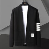 Fashion Cardigan Long Sleeve Sweater Men's Knitwear - WOMONA.COM