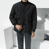 Men's Autumn Thickened Baseball Collar Cotton Jacket - WOMONA.COM