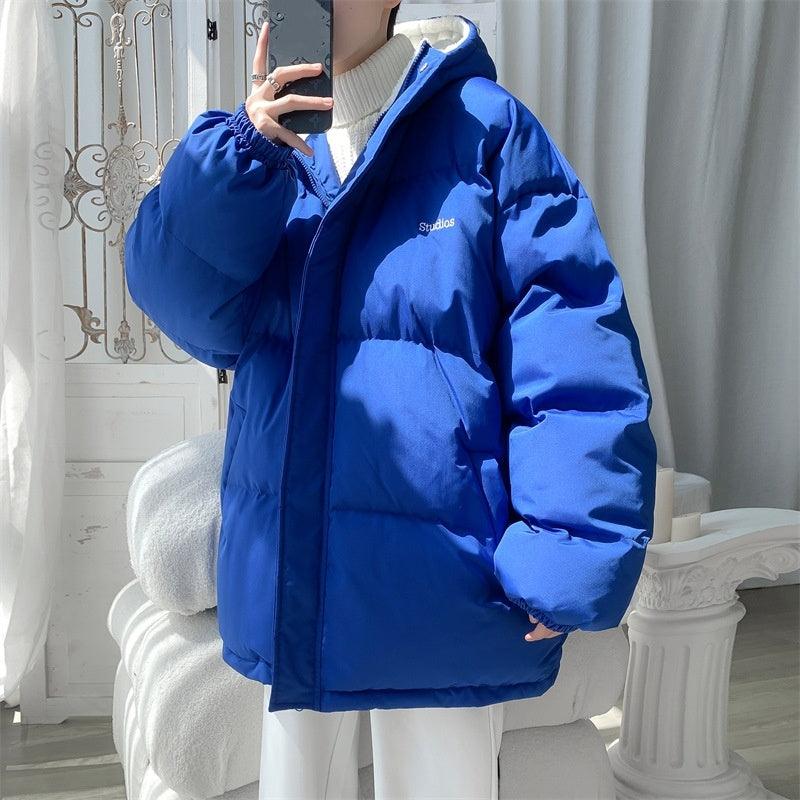 Embroidery Lamb Wool Cotton-padded Jacket - WOMONA.COM