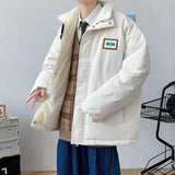 Men's Casual Loose Lapel Corduroy Cotton Coat