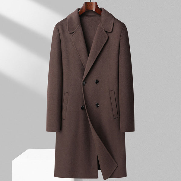 Winter Double-sided Woolen Coat Men's - WOMONA.COM