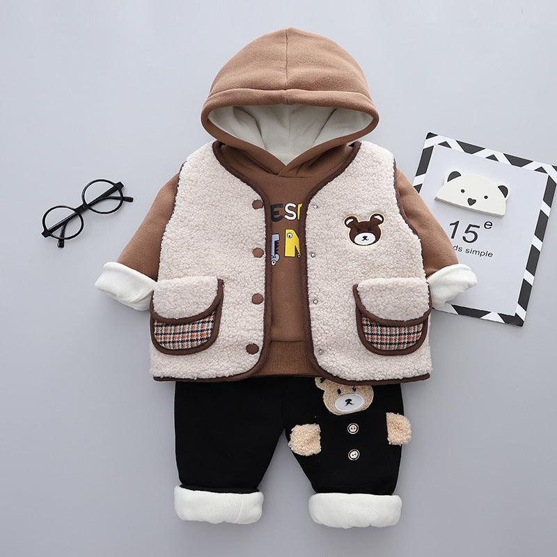 Children's Clothes Foreign Baby Plus Velvet - WOMONA.COM