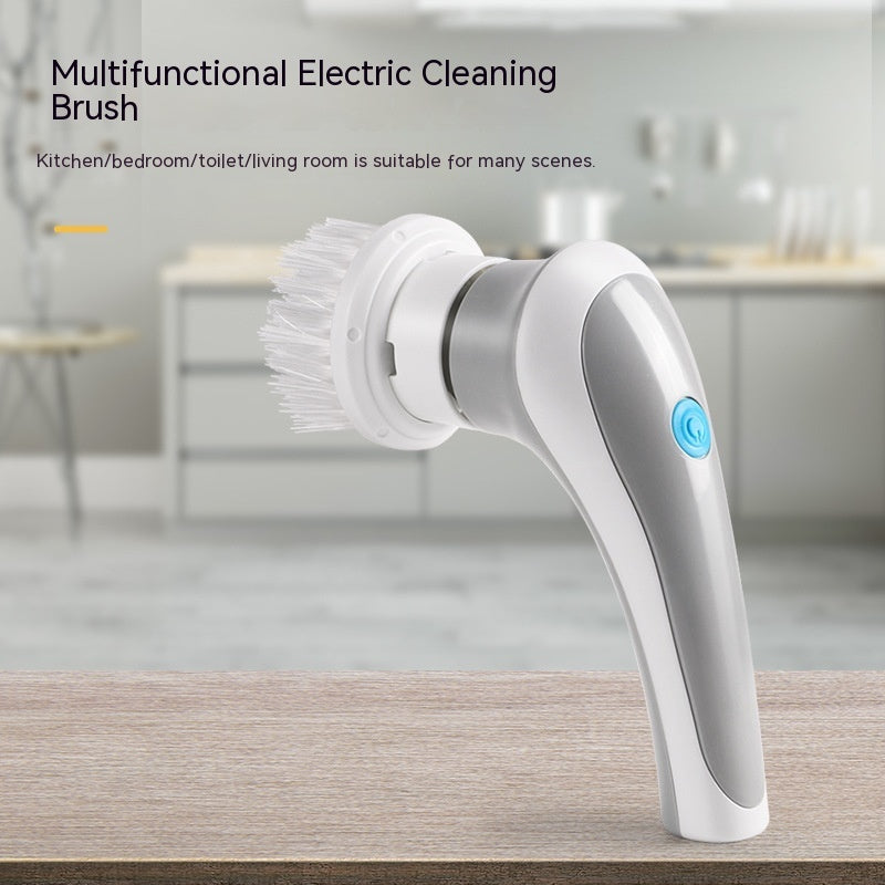 Electric Cleaning Brush 4 In 1 Spinning Scrubber Handheld Electric Cordless