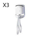 Heated Eyelash Curler Electric Temperature Control Mini Eyelash Curler Electric Portable Charging - WOMONA.COM