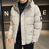 Hooded Cotton-padded Coat Men's Down - WOMONA.COM