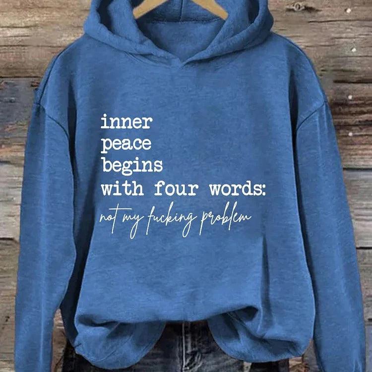 Inner Peace Begins With Four Words - WOMONA.COM