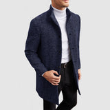 European And American New Men's Woolen Coat - WOMONA.COM