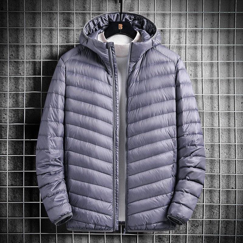 Baumwolljacke mit Kapuze für Herren