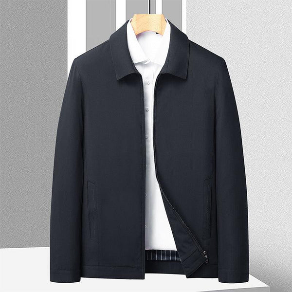 Herren Business Casual Jacke Revers Reißverschluss Top