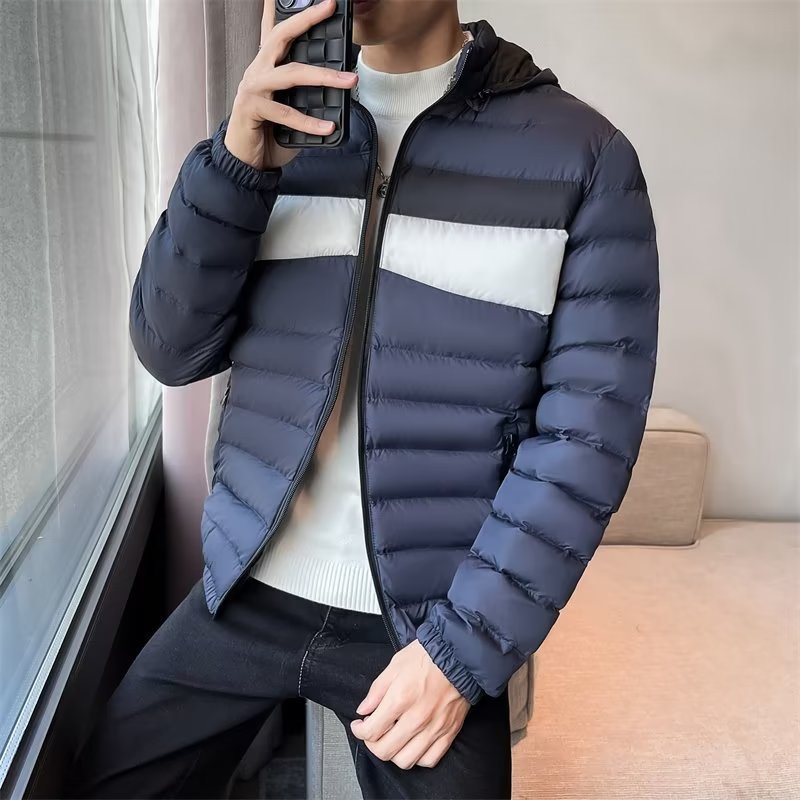 Thickened Cotton-padded Down Hoodie Padded Coat - WOMONA.COM