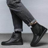 Men Short Tube Labor Protection Rain Boots - WOMONA.COM