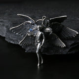 Six Winged Angel Pendant Necklace Sweaters For Men And Women - WOMONA.COM