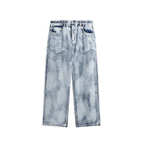 Wide Leg Street Cool Loose Jeans - WOMONA.COM