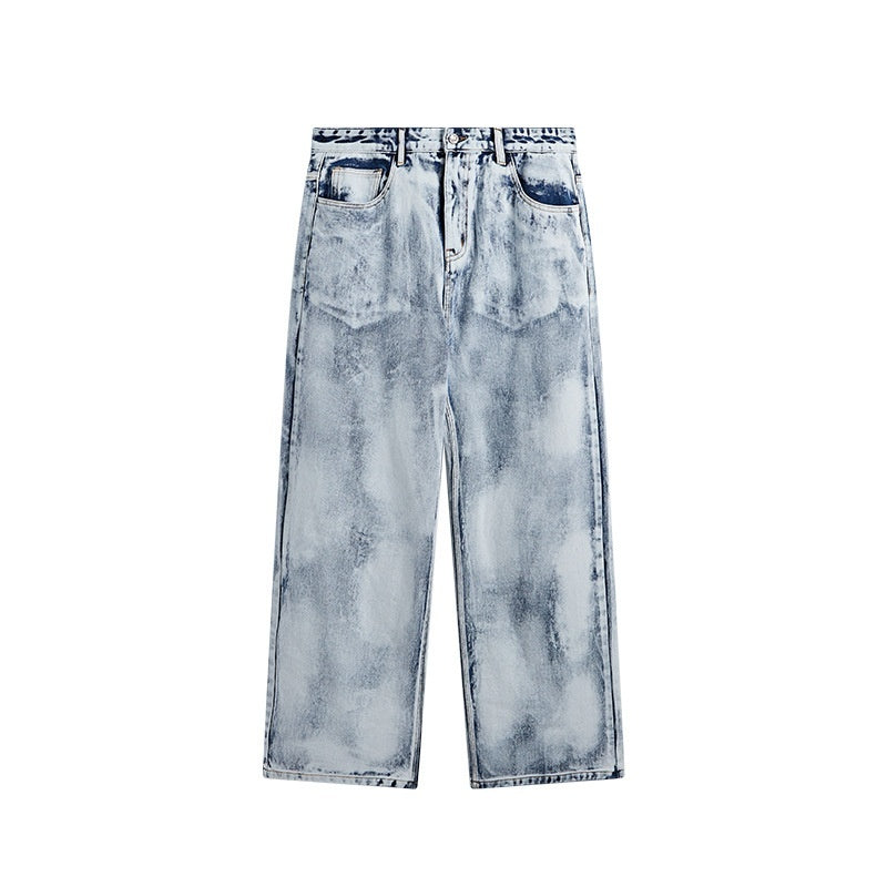 Wide Leg Street Cool Loose Jeans - WOMONA.COM