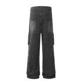 Workwear-Jeans für Herren im Washed-and-Worn-Stil