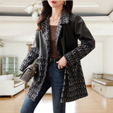 Haining Leather Coat For Women