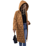 Zipper Hooded Thickened Jacket