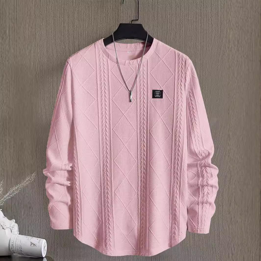 Men's Letter Collage Chest Casual Sweatshirt - WOMONA.COM