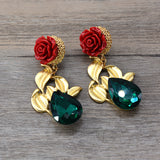 Metallic Temperament Earrings Women's - WOMONA.COM