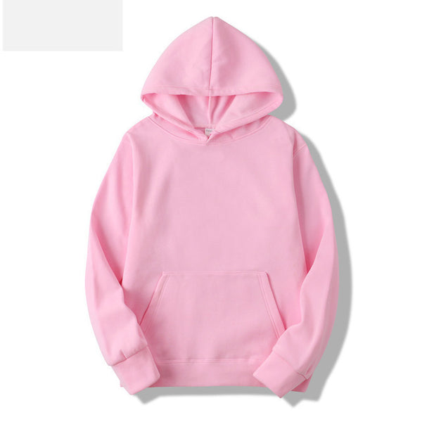 Long-sleeved Hoodie Casual Solid Color Sweater