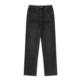 Stretch-free High Street Retro Washed Jeans - WOMONA.COM