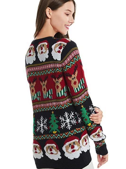 Winter Loose Women's Christmas Sweaters - WOMONA.COM