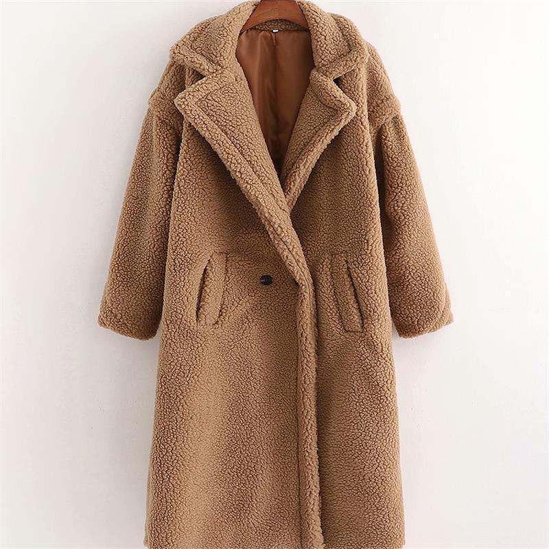 Long-sleeved Thickened Thermal Long Coat