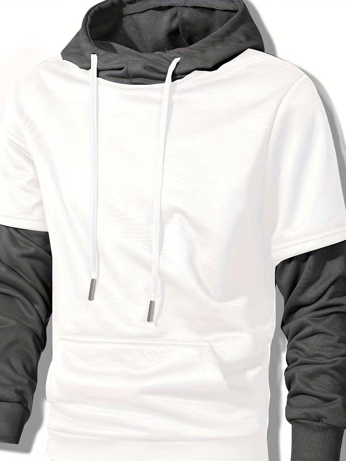 Pullover Drawstring Pocket Long Sleeve Sweater - WOMONA.COM