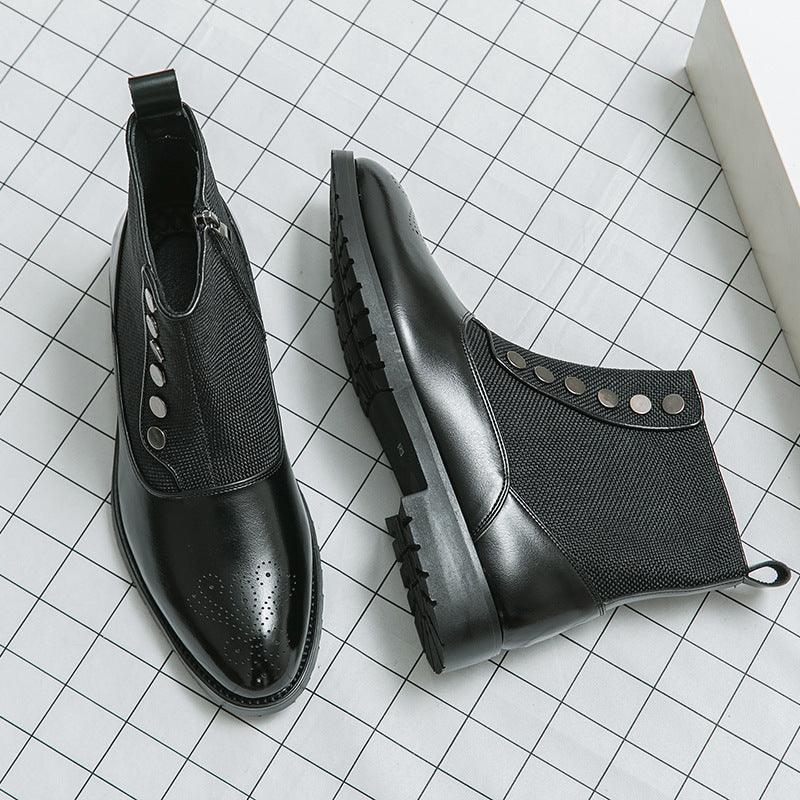 British Martin Casual Men's Leather Shoes - WOMONA.COM
