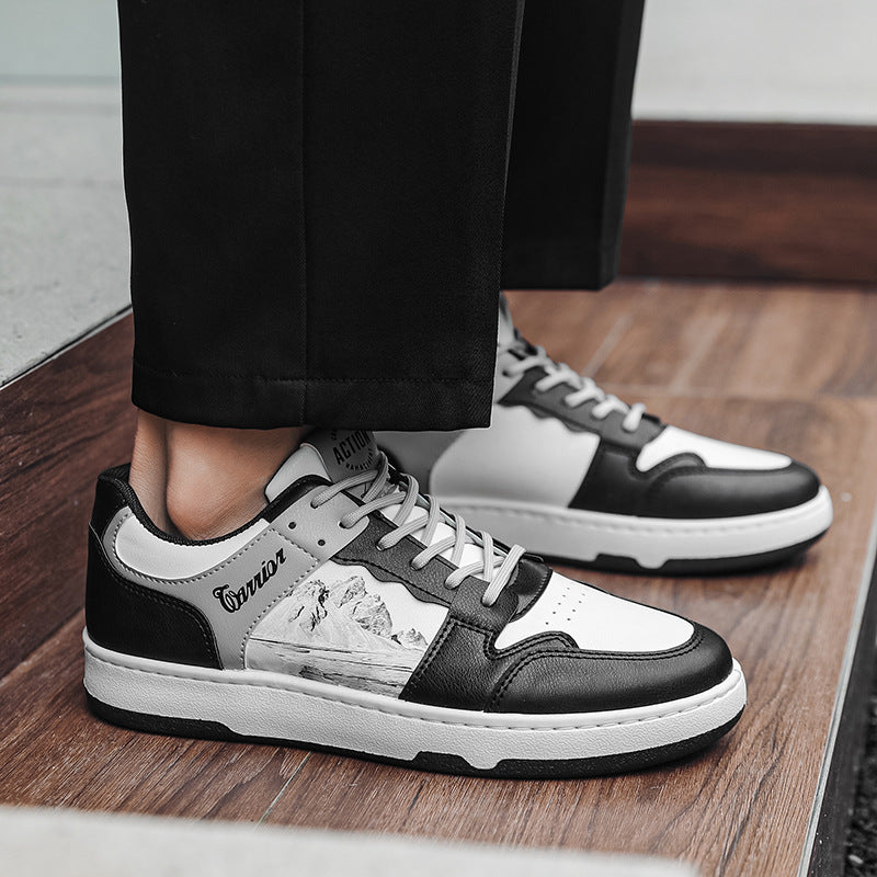 Versatile Casual Ink Painting Sneakers For Men - WOMONA.COM