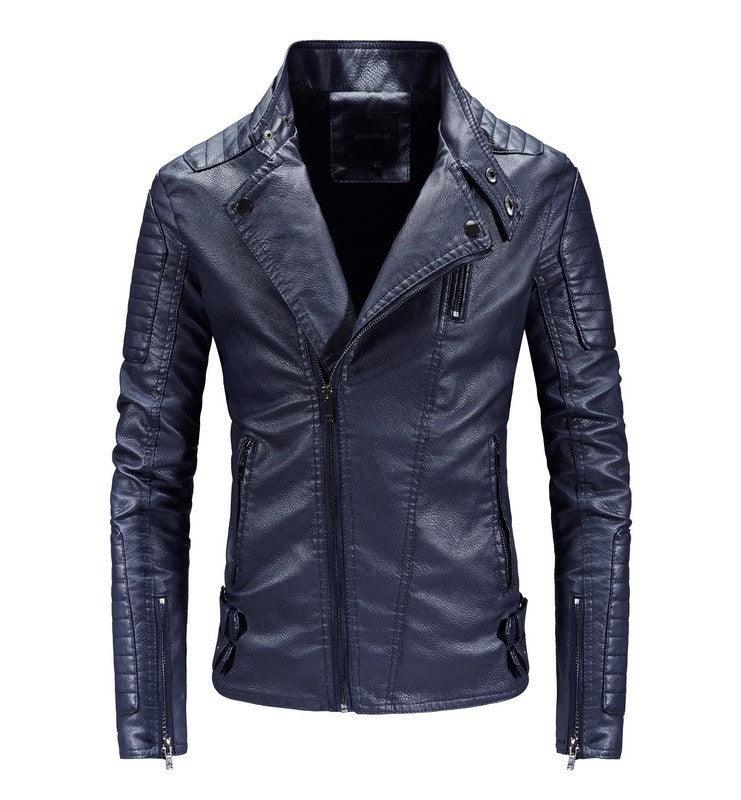 Trendy Leather Jacket Men's - WOMONA.COM