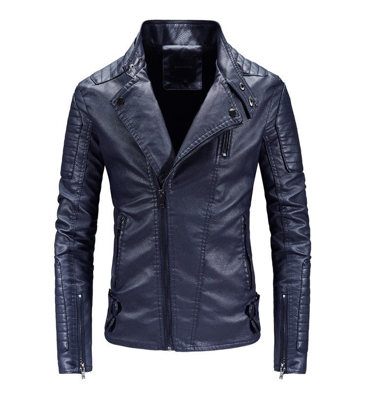 Chaqueta de cuero de moda para hombre