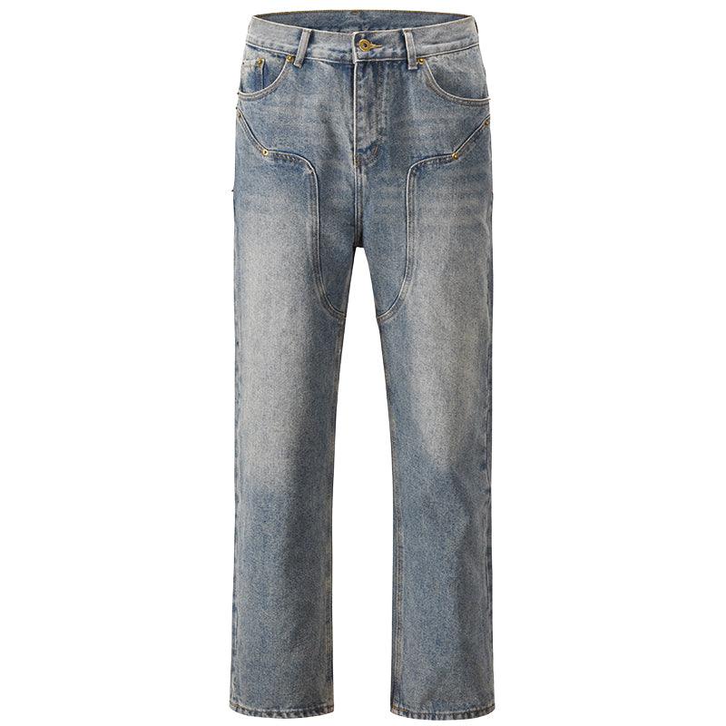 Casual Western Vintage Jeans Men - WOMONA.COM
