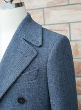 Men's Wool Double Breasted Polo Coat - WOMONA.COM