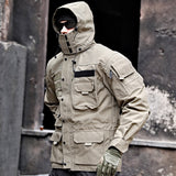 Mid-length Motorcycle Trench Coat Outdoor - WOMONA.COM