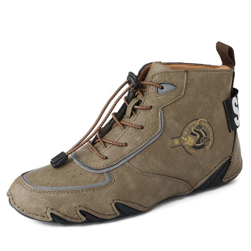 Plus Size Men's High-top Dr Martens Boots - WOMONA.COM