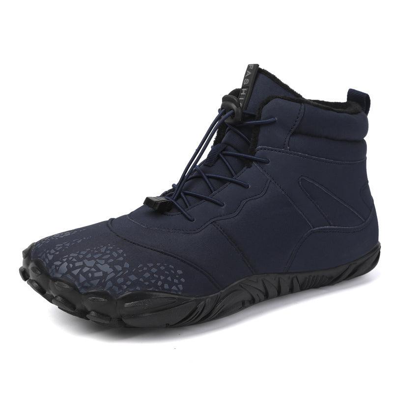 Cotton-padded Shoes Five-finger Snow Boots - WOMONA.COM