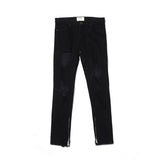 High Street Style Black Torn Jeans For Men - WOMONA.COM