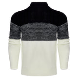 Men's Casual Cable Knit Pullover Sweater - WOMONA.COM