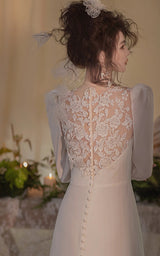 French Light Simple Lace Trailing Dress - WOMONA.COM