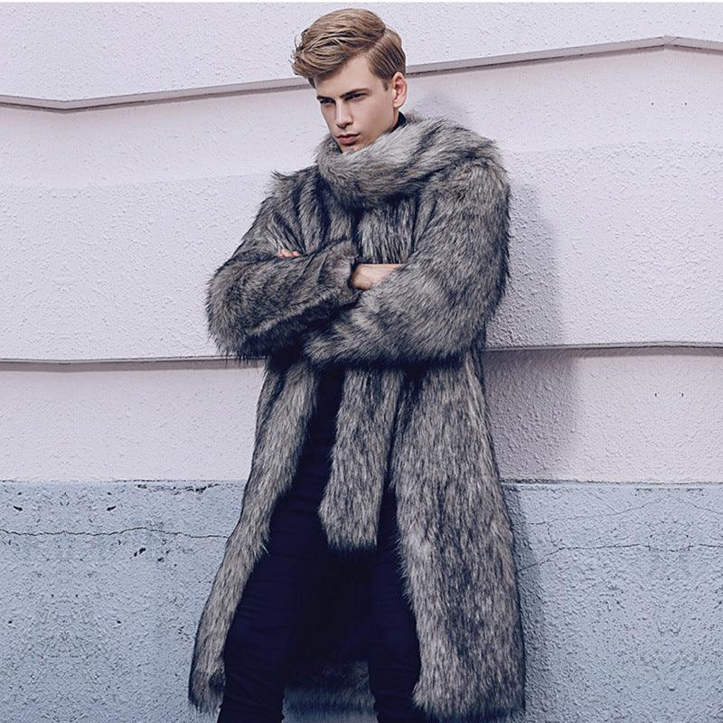 Men's Casual Coat With Lapel - WOMONA.COM