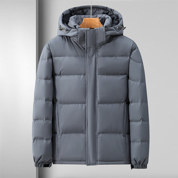 Winter Down Jacket Men's High-grade Hooded Loose