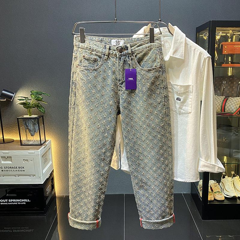 Loose Straight Couple Wide-leg Pants - WOMONA.COM