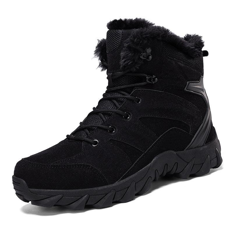 Men's Snow Boots Thickened Thermal Middle Tube - WOMONA.COM
