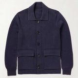 Men's Patch Pocket Woolen Jacket