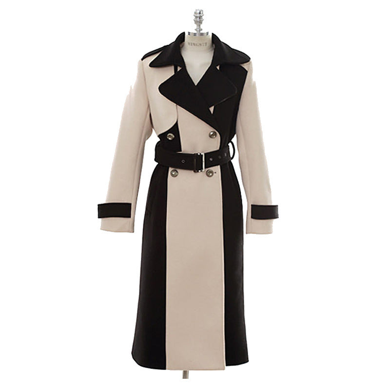 Temperament Mid-length Woolen Coat