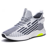 Fashion Flying Woven Breathable Running Shoes - WOMONA.COM