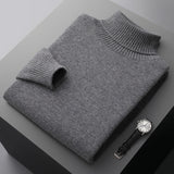 Men's Solid Color Sweater Bottoming Shirt - WOMONA.COM