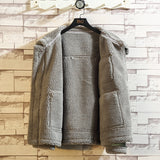 Fashion Lamb Wool Casual Men's Cotton Coat - WOMONA.COM